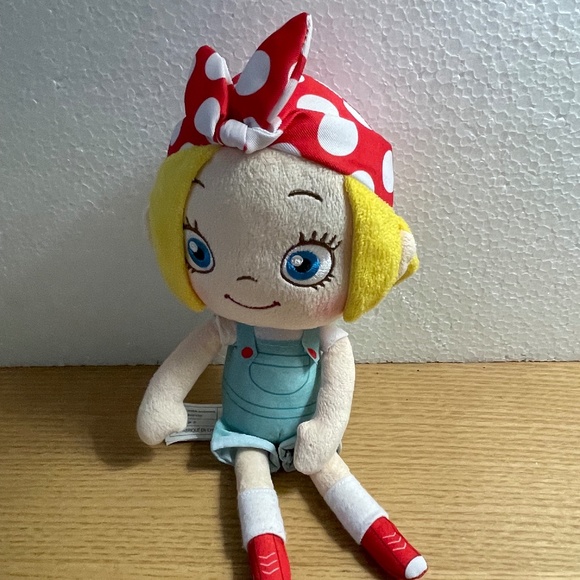 Netflix Ada Twist Doll Scientist Rosie Revere Plush Toy Just Play 2021 13" - Picture 1 of 10